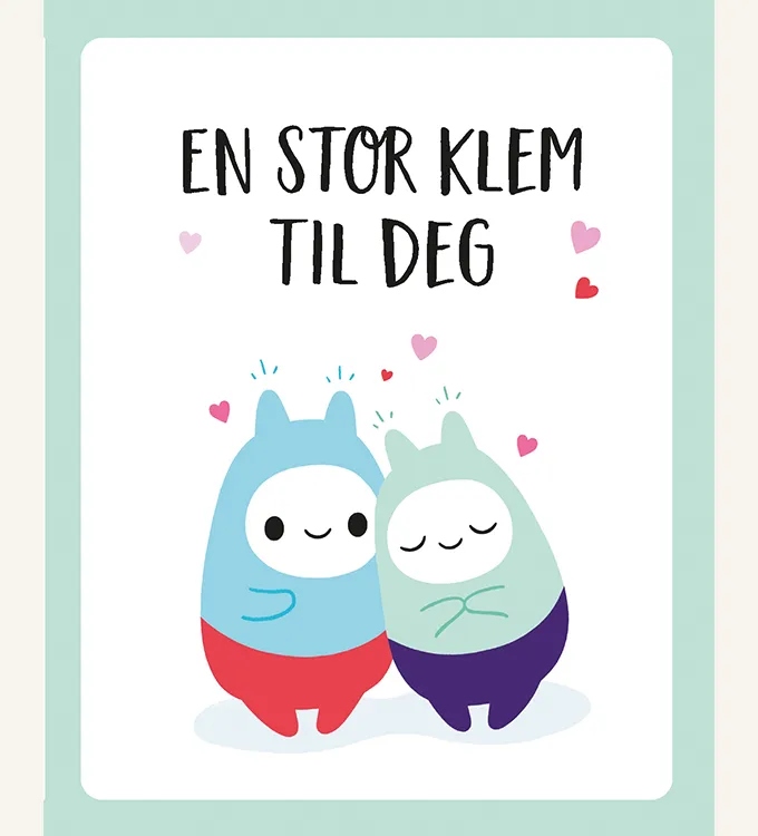 En stor klem til deg gavebok