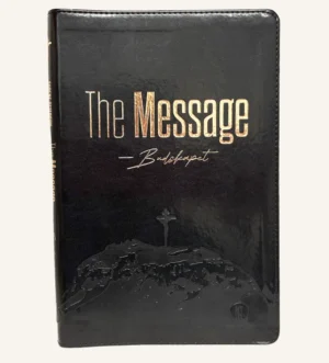 The Message budskapet i ekte skinn sort