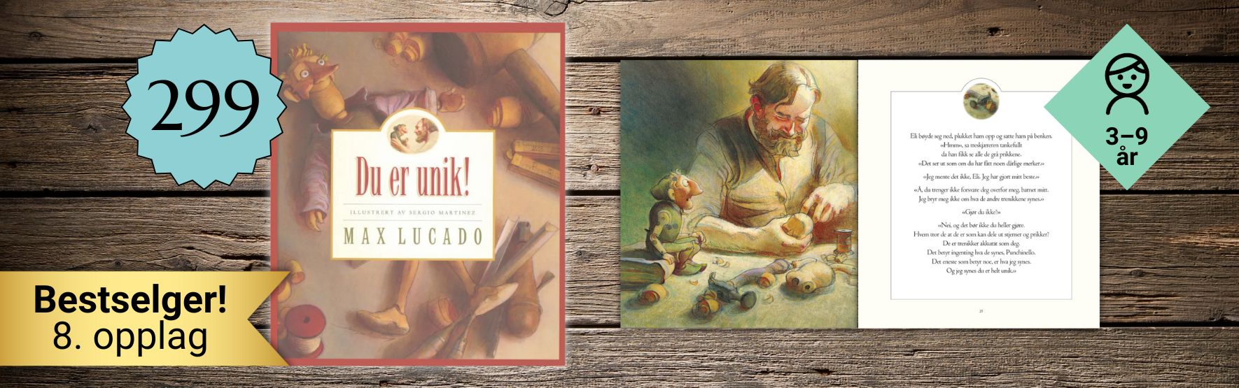 Du er unik, kristen barnebok