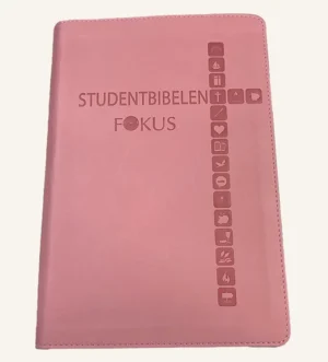 Studentbibelen FOKUS, rosa bibel, rosa studentbibel, rosa studiebibel