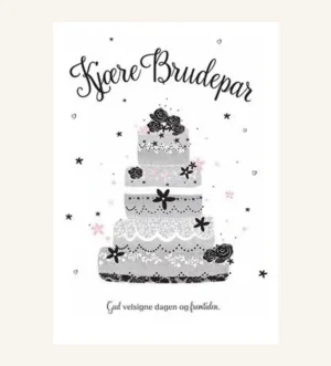 bryllupskort, kort til brudeparet, kort med bibelord