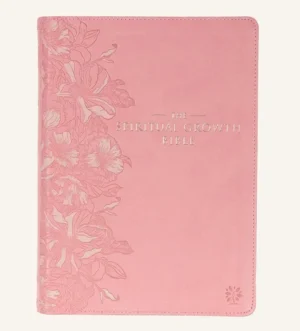 The spiritual growth Bible / Rosa kunstskinn