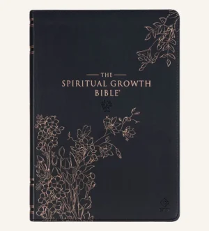 The spiritual growth Bible / Blått kunstskinn