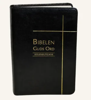 Bibelen – Guds Ord / Studieutgave sort skinn m/reg