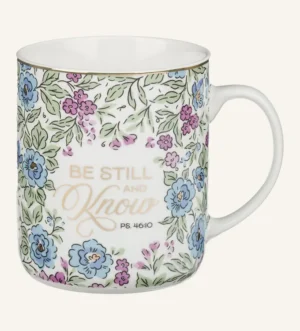 Krus blomster – Be still (Sal 46,10)