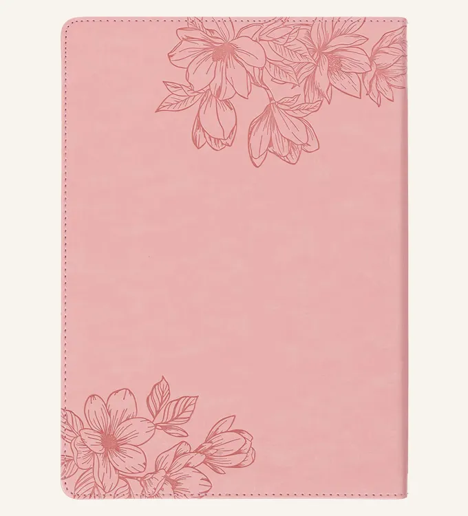 The spiritual growth Bible / Rosa kunstskinn - Bilde 2