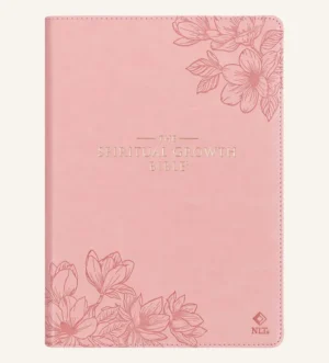 The spiritual growth Bible / Rosa kunstskinn